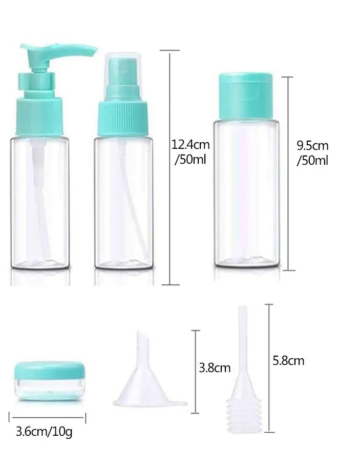 11-Piece Travel Bottles Set, Travel Toiletries Bottles Containers with Clear Case, Refillable Containers Bottles for Shampoo Lotion, Travel Essentials Accessories-2