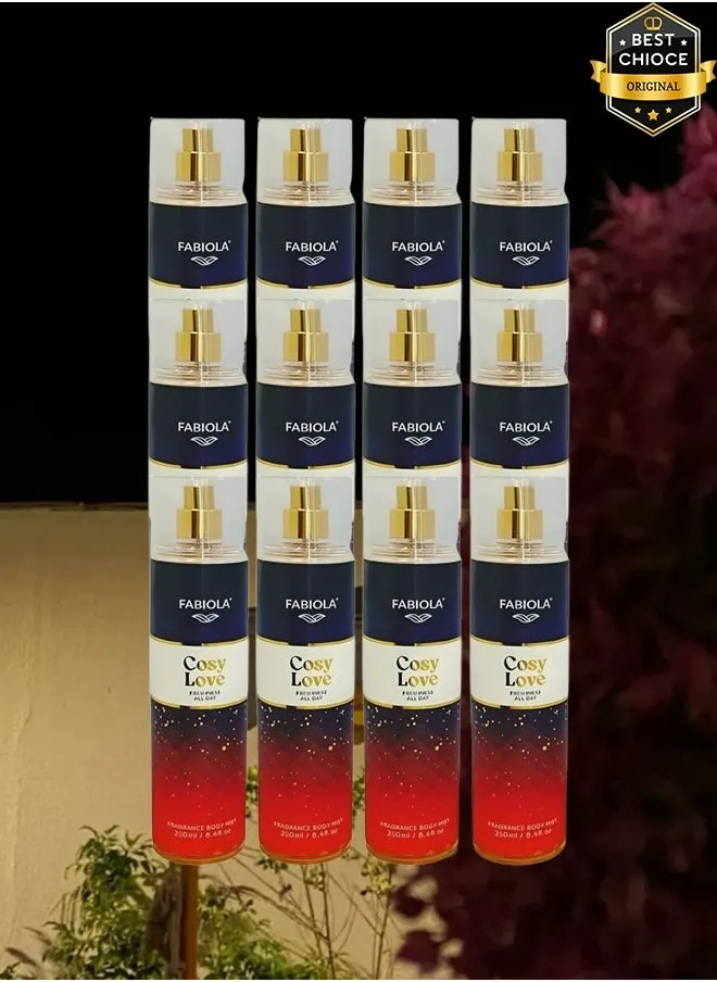 12 قطع معطر جسم كوزي لاف 250 مل-1