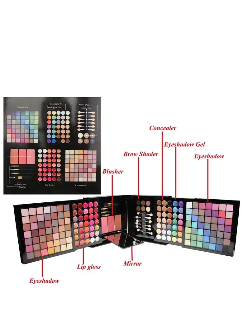 177 Color Makeup Kit Eye Shadow Lip Gloss Combo Set Bead Matte Eyeshadow Palette Concealer-2