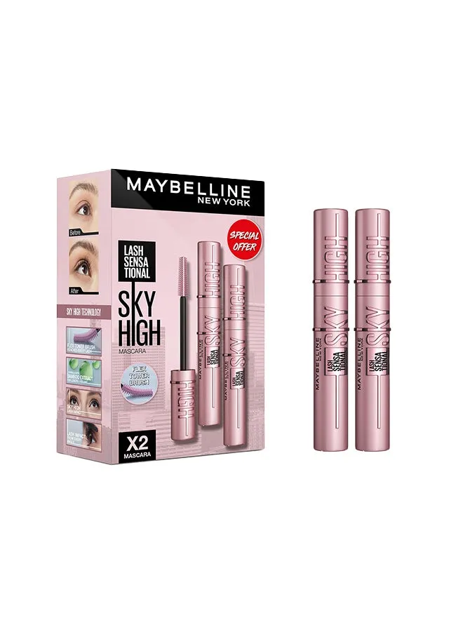 مجموعة ماسكارا Lash Sensational Sky High مكونة من قطعتين، عرض خاص-1