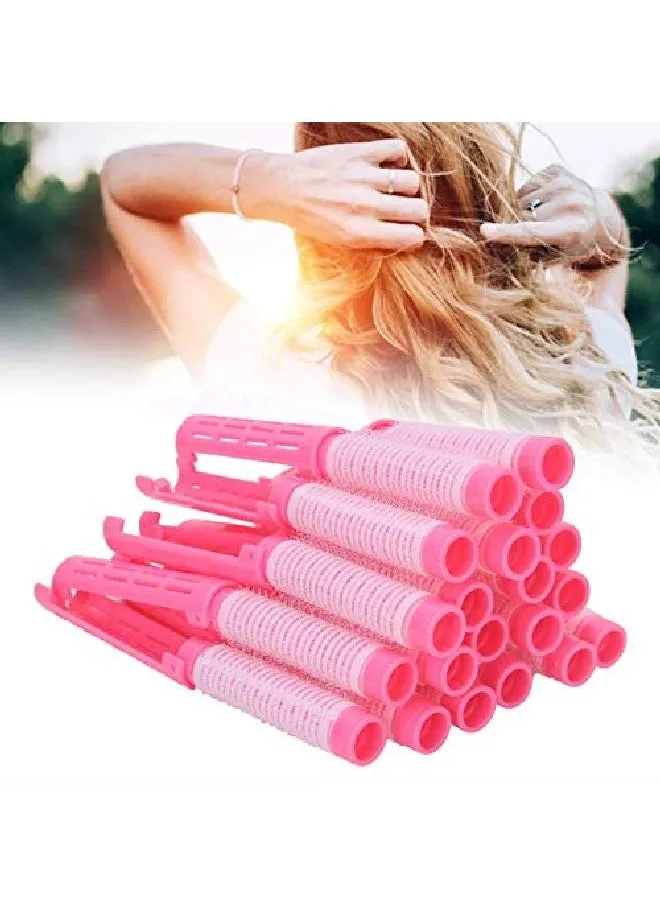 20Pcs Hair Perm Rods Fluffy Perming Rod Hair Roller Curler Household Salon Hairdressing Tool Kit (01)-1