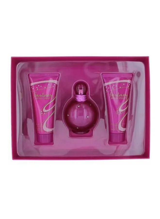 طقم هدايا فانتازي مكون من 3 قطع (1 x EDP 100ml, 1 x Body Lotion 100ml, 1 x Shower Gel 100ml)-1