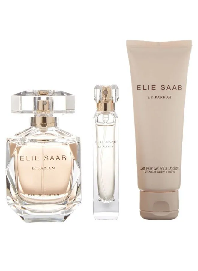 مجموعة هدايا عطر لو بيرفيوم من 3 قطع Le Perfume EDP 90 ml, Le Perfume EDP 10 ml And Body Lotion 75 ml-1