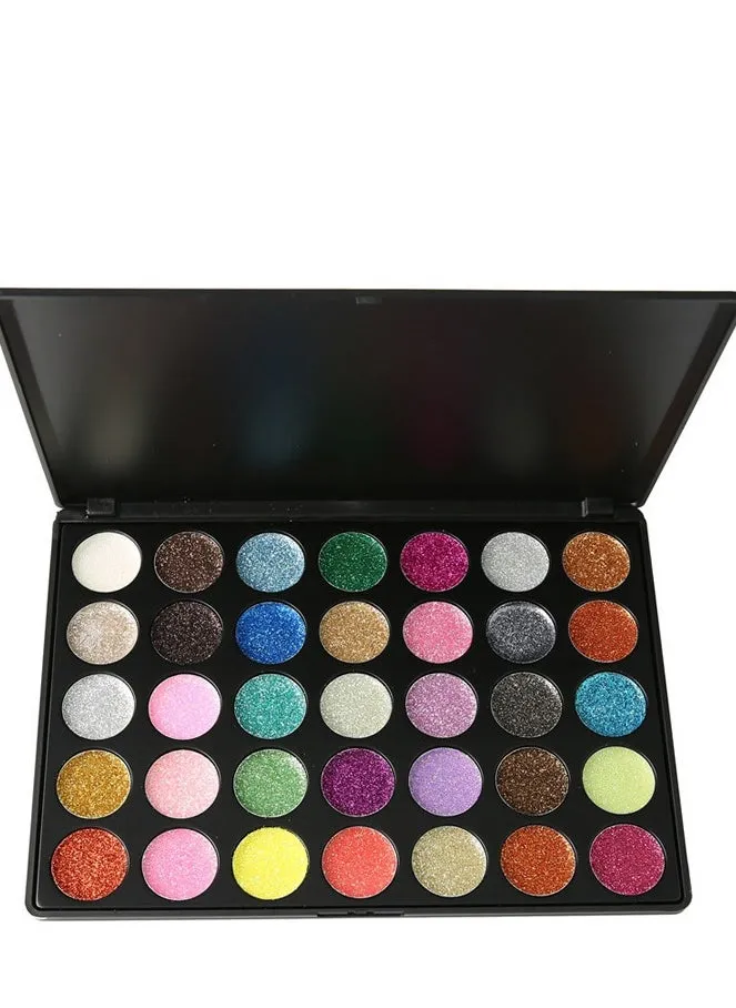 35 Colors Eyeshadow Makeup Earth Color Pearlescent Matte Golden Onion Eyeshadow Palette Sequins Glitter Ins-1