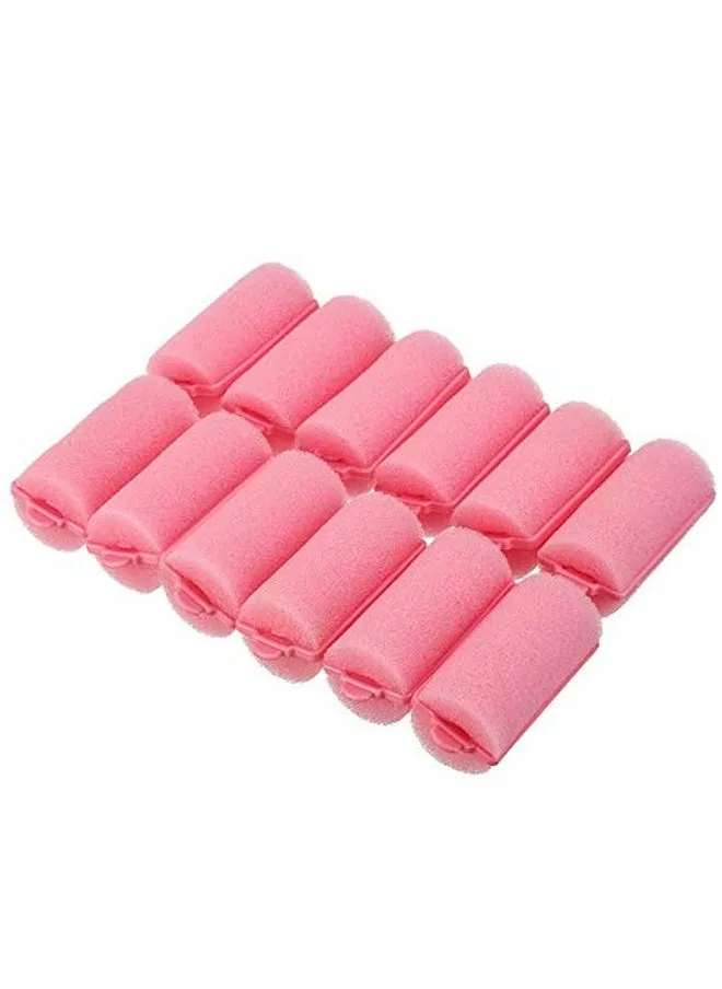 36 Pieces Foam Sponge Hair Rollers Soft Sleeping Flexible Styling Curlers For Hair Styling (Pink)-1