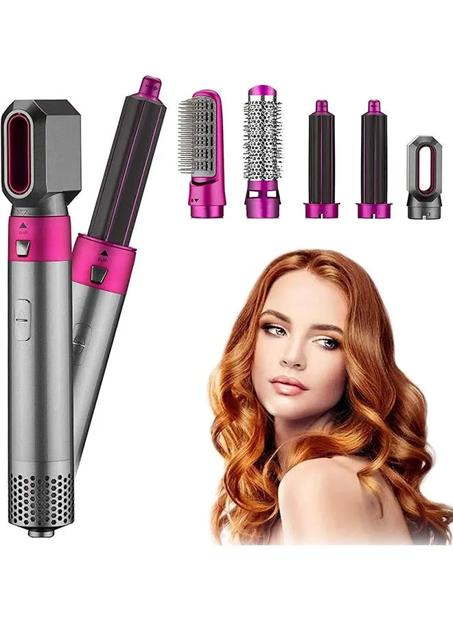 5 in 1 Hair Styler,Hair Styler Set,Portable Design with Blow Dry/Curl/Straighten,Suitable for Gift to Friends-1