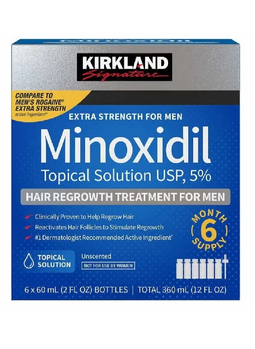 6-Piece Minoxidil Hair Regrowth Treatment(Packaging May Vary)-1