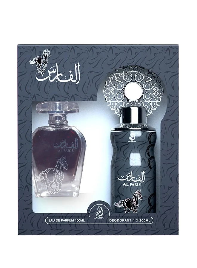 طقم هدايا الفارس (1 x EDP 100 ml, 1 x Perfume Spray 200ml)-1