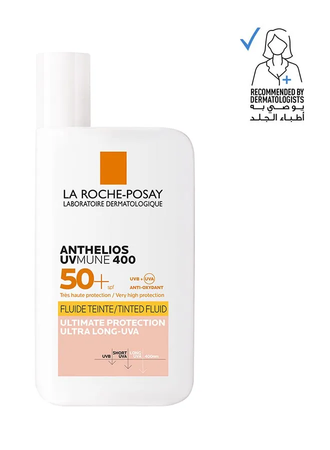 أنثيليوس  يوفيميون400 SPF50+ واقي شمس ملون غير مرئي 50ملليلتر-1