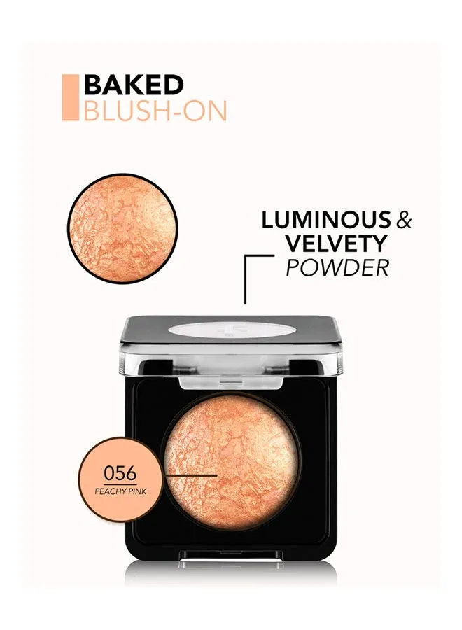 Baked Blusher 056 Peachy Pink-2