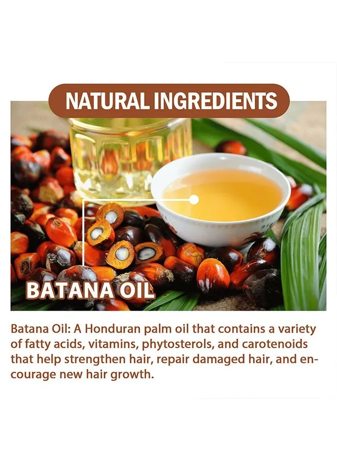 Batana Oil 120ml, Batana Oil Conditioner for Thicker, Fuller and Healthier Hair, Revitalized Hair Growth and Strength, Nourishing Hair Moisturizer for Damaged Hair Repair, Batana Oil Hair Mask-2