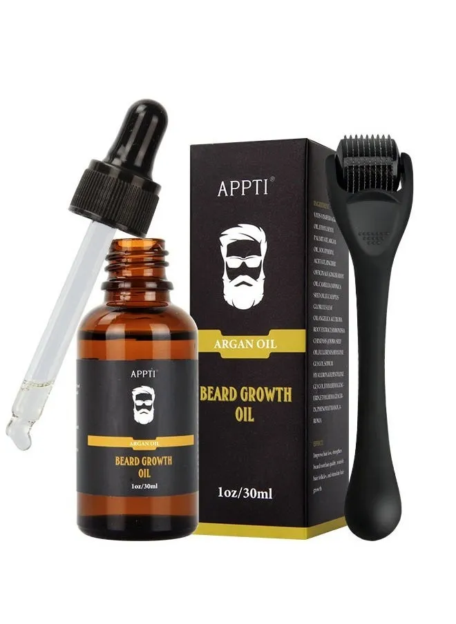 Beard Growth Oil Beard Growth Oil Beard Oil Microneedle Roller-2