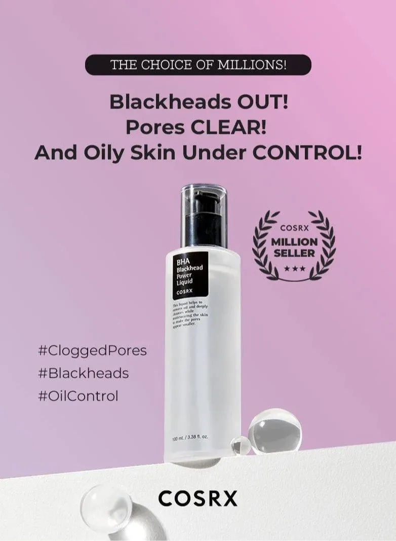 BHA Blackhead Power Liquid Niacinamide 2٪ + BHA 4٪ تونر مقشر للرؤوس السوداء لتقليل المسام لتوسيع المسام لجميع أنواع البشرة-2