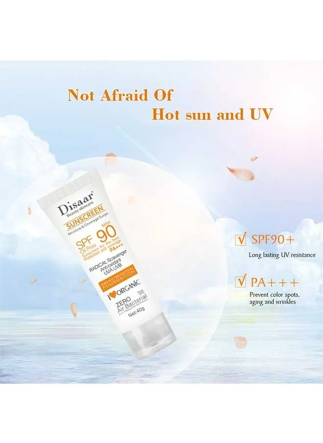 Body Sunscreen 40grams,SPF 90 Isolation UV ,Achieve Multiple Isolation, Block Ultraviolet Rays, Reduce Radiation, And Provide Long-Lasting Sun Protection, Suitable For All Skin Types-2