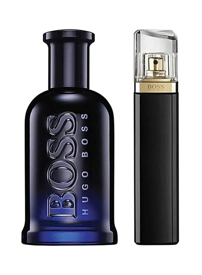 مجموعة بوتلد نايت آند نوي مناسبة كهدية Bottled Night EDT 100 ml, Nuit Pour EDP 75ملليلتر-1