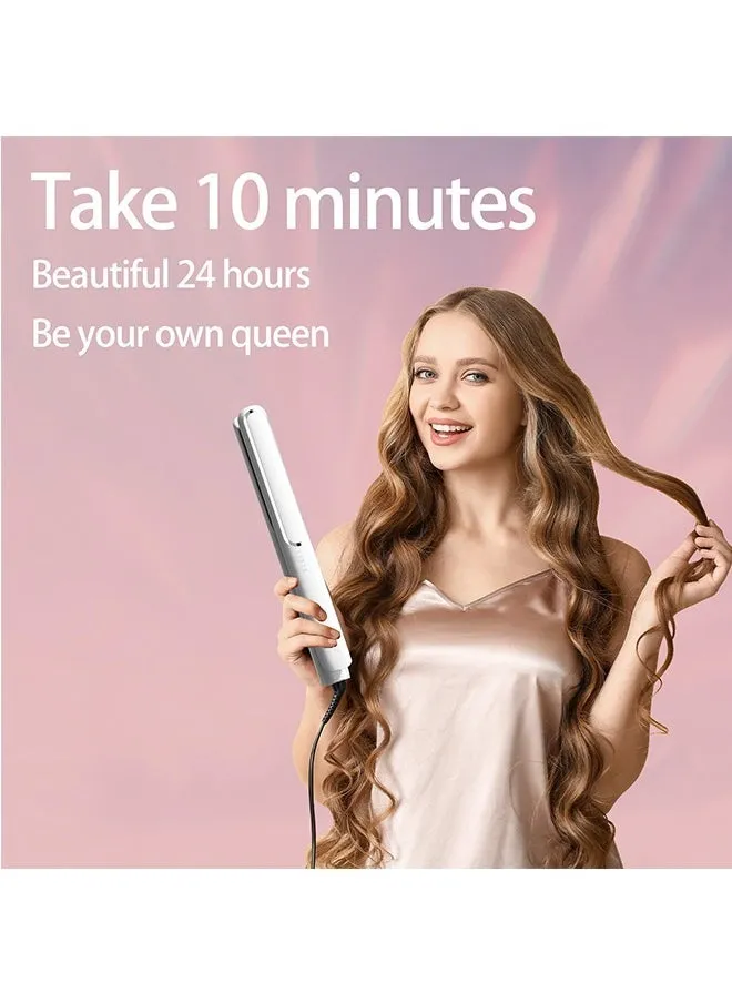 Ceramic Hair Straightener and Curler 30mm - Five-Level Temperature Control, Fast Heat-up, Negative Ion Technology-1