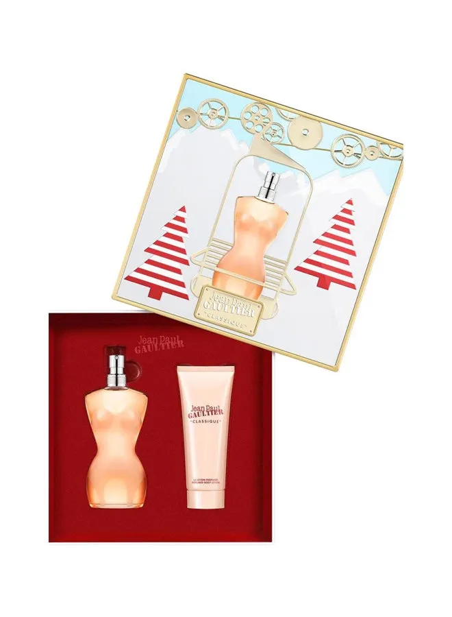 طقم هدايا كلاسيكي EDT 100, Body Lotion 75ملليلتر-2