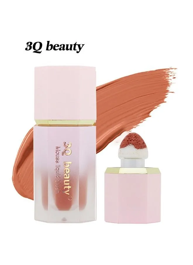 Cream Matte Liquid Blush Stick, Velvet Texture Natural Long-Wearing Lightweight Smooth and Delicate Waterproof and Sweat proof Creates A Dewy Natural Finish for Cheeks Eyes Lips-1