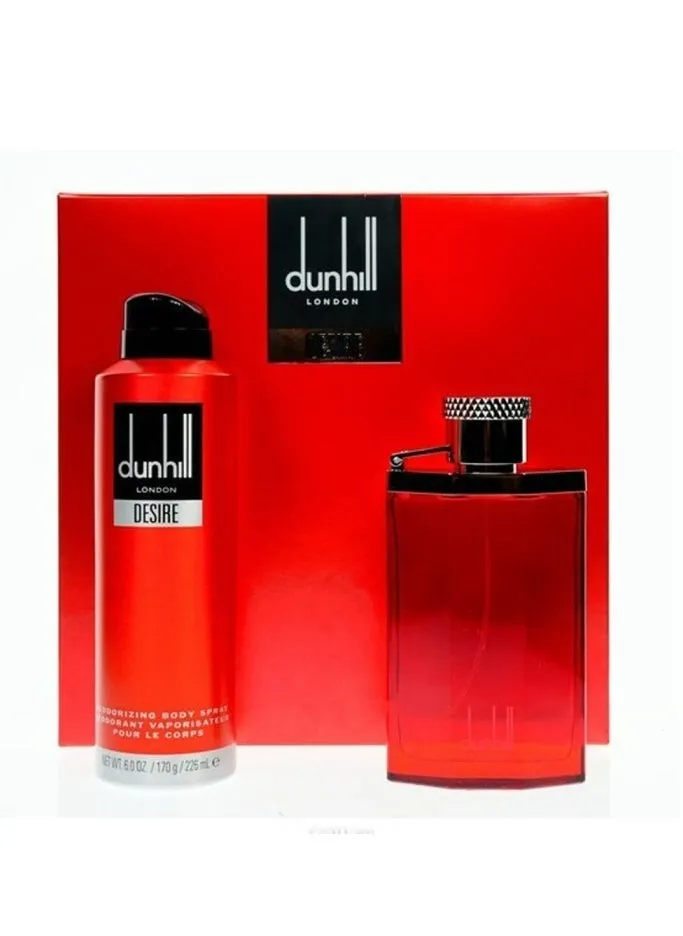 DUNHILL DESIRE RED (M) SET EDT 100ML+BODY SPY 226ML-1