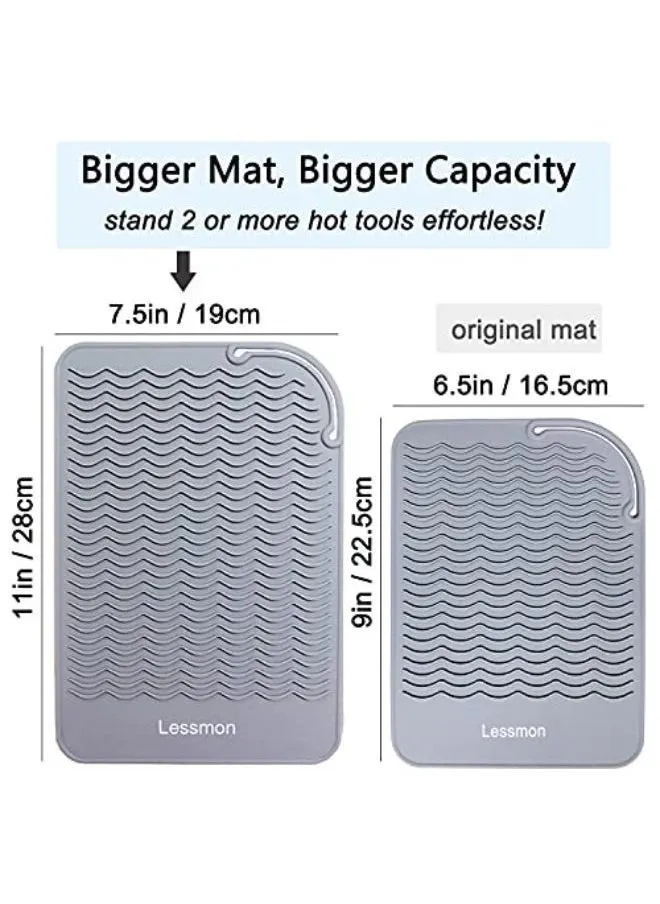 Eat Resistant Mat For Curling Irons, Hair Straightener, Flat Irons And Hair Styling Tools 11