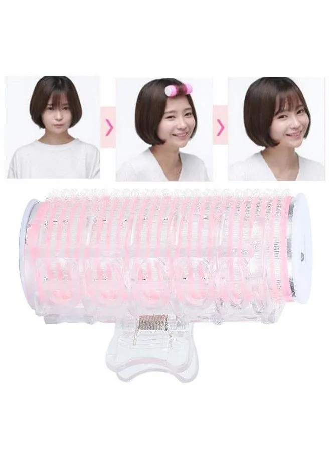 Electric Hair Roller Usb Portable Hair Roller Bangs Curling Hair Styling Tool Mini Electric Hair Curler For Salon(Pink)-1