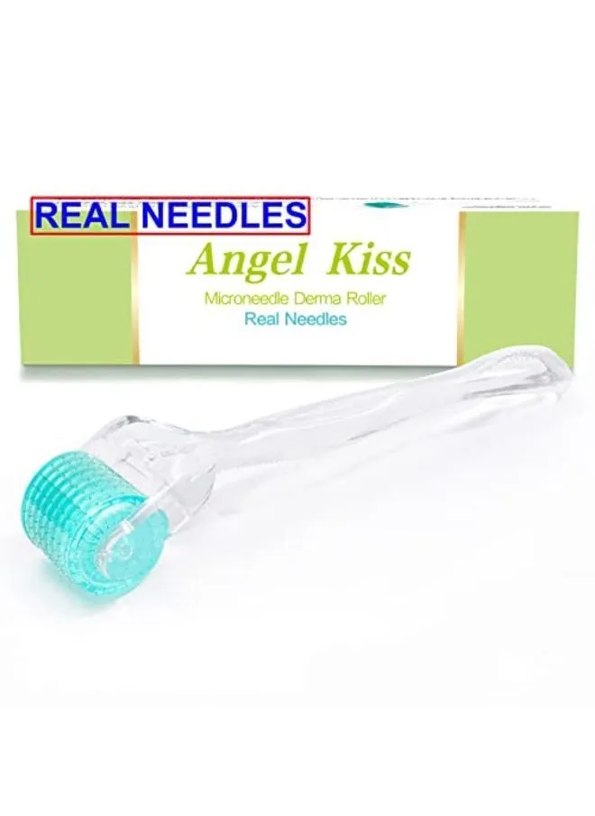 بكرة إبر دقيقة من Er Real Needle Kiss مقاس 0.3 مم للوجه والجسم واللحية، 192 إبرة دقيقة فردية من الفولاذ المقاوم للصدأ أداة تقشير البشرة للحصول على بشرة متوهجة مع حقيبة تخزين-1