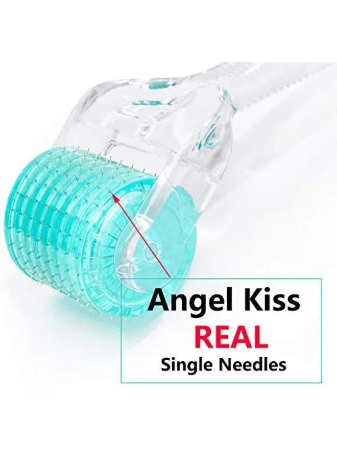 بكرة إبر دقيقة من Er Real Needle Kiss مقاس 0.3 مم للوجه والجسم واللحية، 192 إبرة دقيقة فردية من الفولاذ المقاوم للصدأ أداة تقشير البشرة للحصول على بشرة متوهجة مع حقيبة تخزين-2