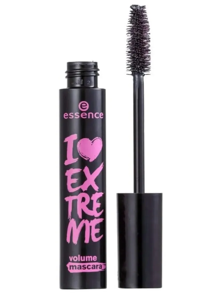 ماسكارا Essence I Love Extreme Volume نباتية وغير مصنعة بواسطة الحيوانات - أسود-1