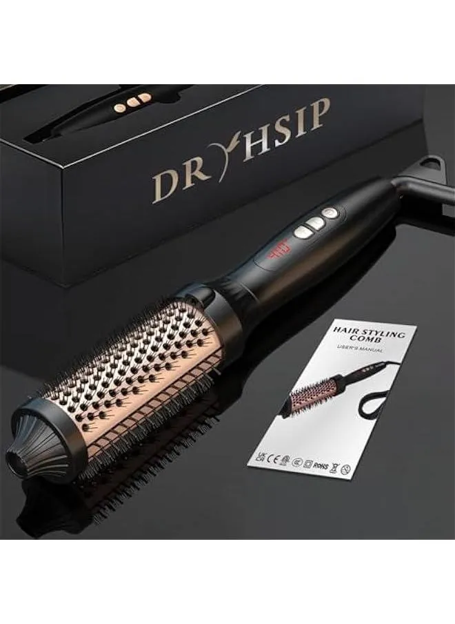 Fast Heating Thermal Hair Curling Brush for Salon-Quality Blowouts & Waves-1