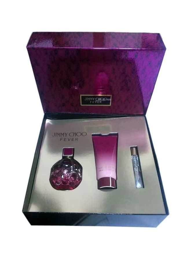 طقم هدايا فيفر (Fever EDP 100ml, EDP 7.5ml, Body Lotion 100ml)-1