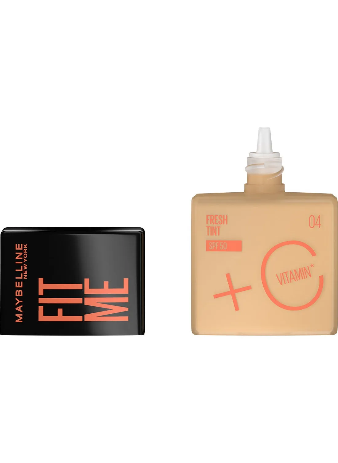 مايبيلين نيويورك، Fit Me Fresh Tint SPF 50 مع فيتامين C لتفتيح البشرة، 04-2