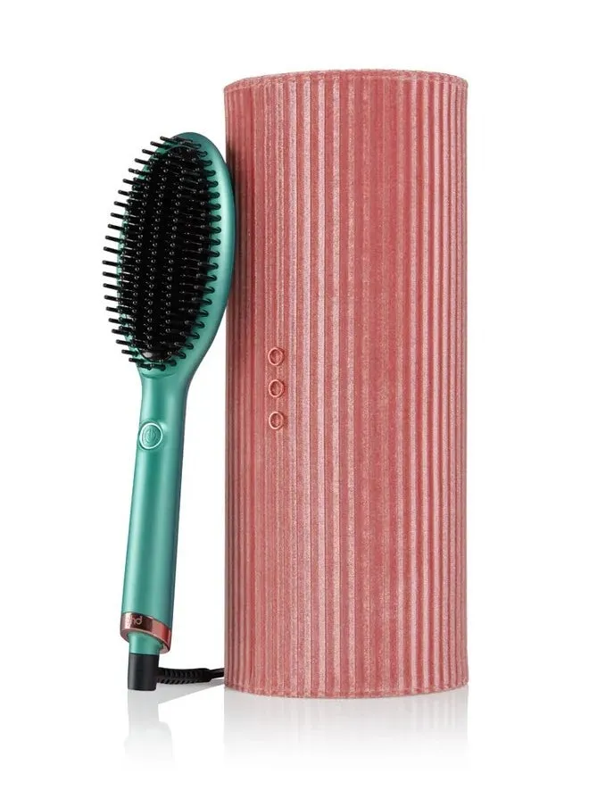 مجموعة هدايا Glide Limited Edition Hot Brush باللون اليشم الجذاب-1