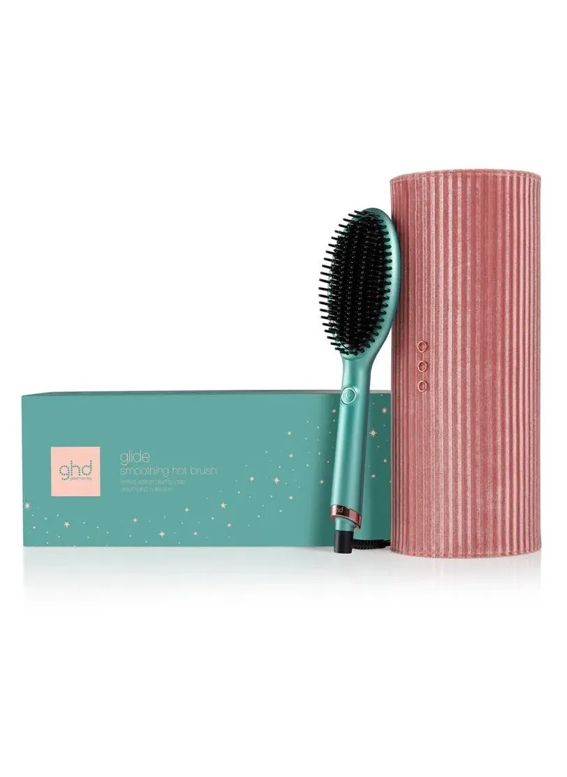 مجموعة هدايا Glide Limited Edition Hot Brush باللون اليشم الجذاب-2