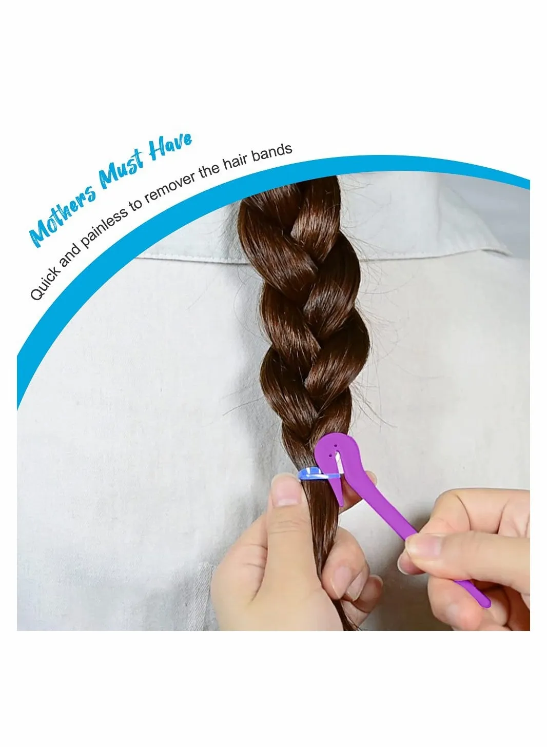 Hair Bands Removers Excefore Girls Hairs Styling Accessories 4 Pcs-2