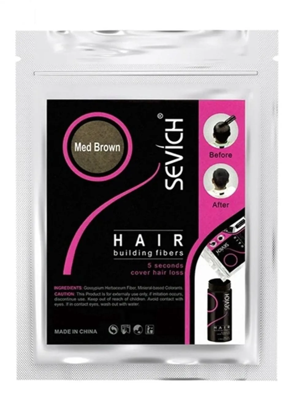 Hair Fibers Keratin Hairs Building Fiber Powder Instant Growth Refill-1