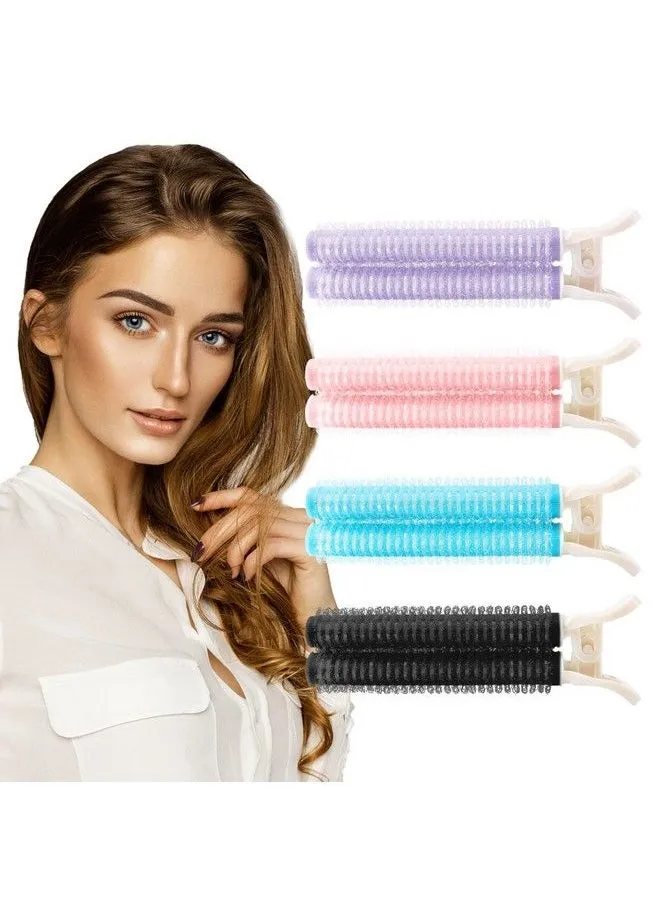 Hair Root Clips Double Selfadhesive Voluminous Curling Rollers Hair Root Clip Natural Hair Diy Styling Tools For Shaping Women Girls Bangs Hair Tail And Root Of The Fluffy Curl Sense-1