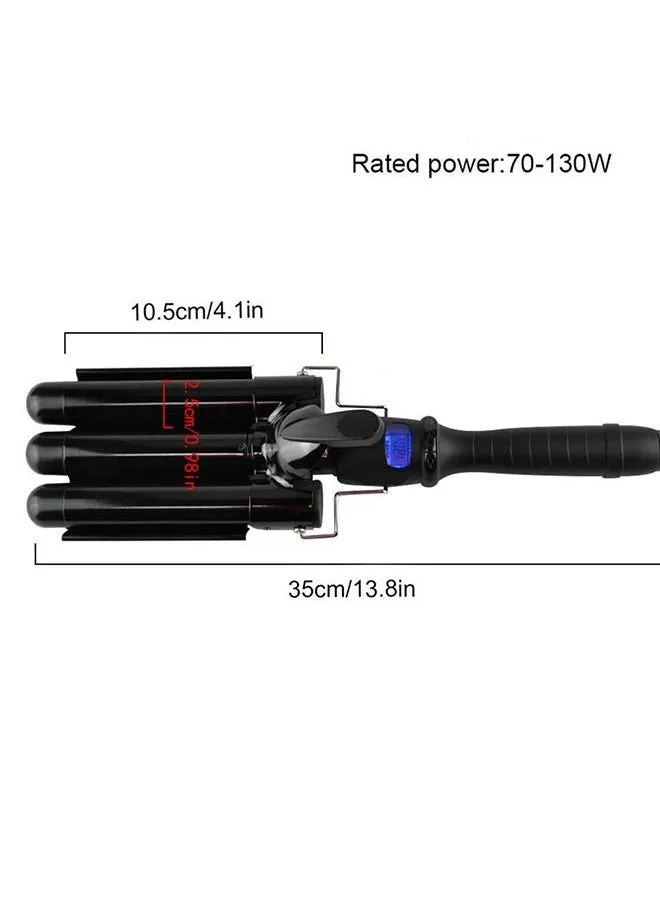 Hair Waver Curling Iron Wand 28mm with LCD Display Adjustable Temperature-2