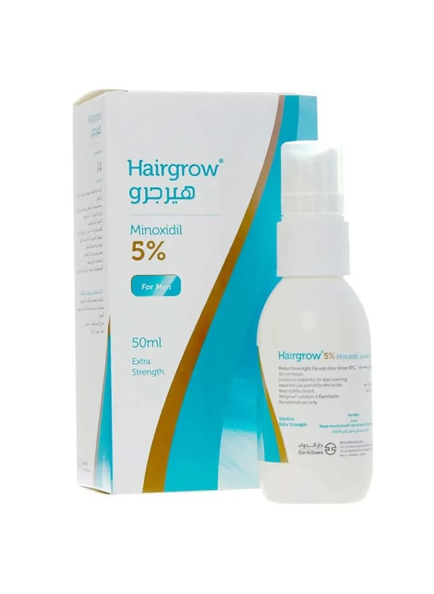 HAIRGROW MINOXIDIL 5% محلول لإعادة نمو الشعر 50 مل-1