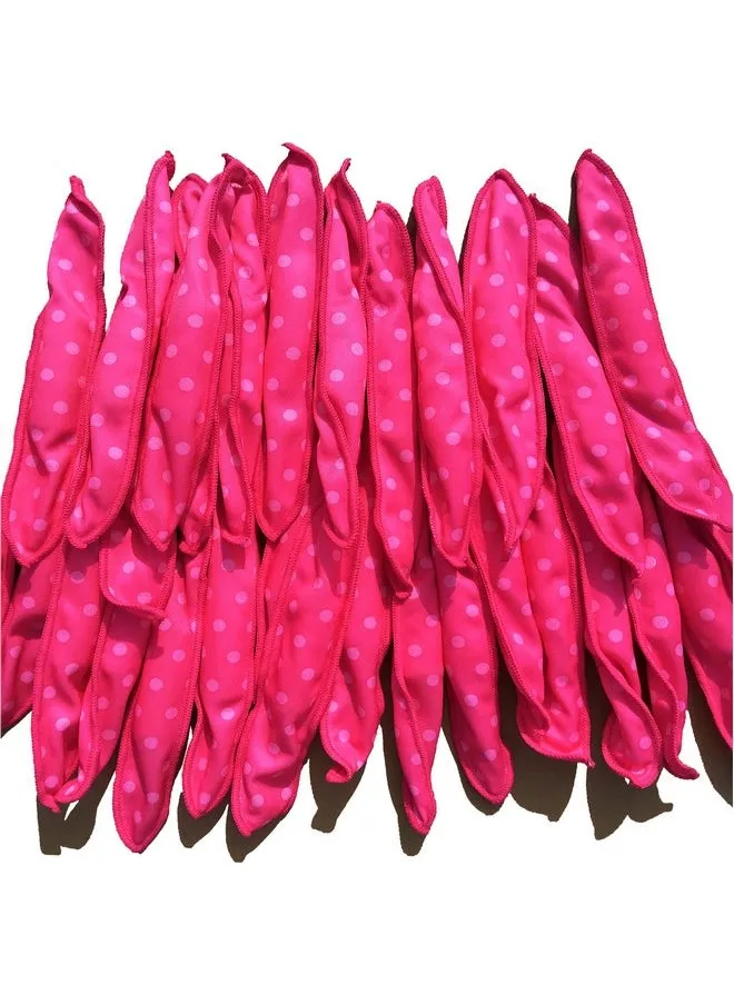 Heatless Curlers Soft Hair Curlers To Sleep In Overnight Heatless Curls For Long Hair No Heat Foam Curlers Satin Sponge Rollers For Hair (30 Pcs Pink) …-1