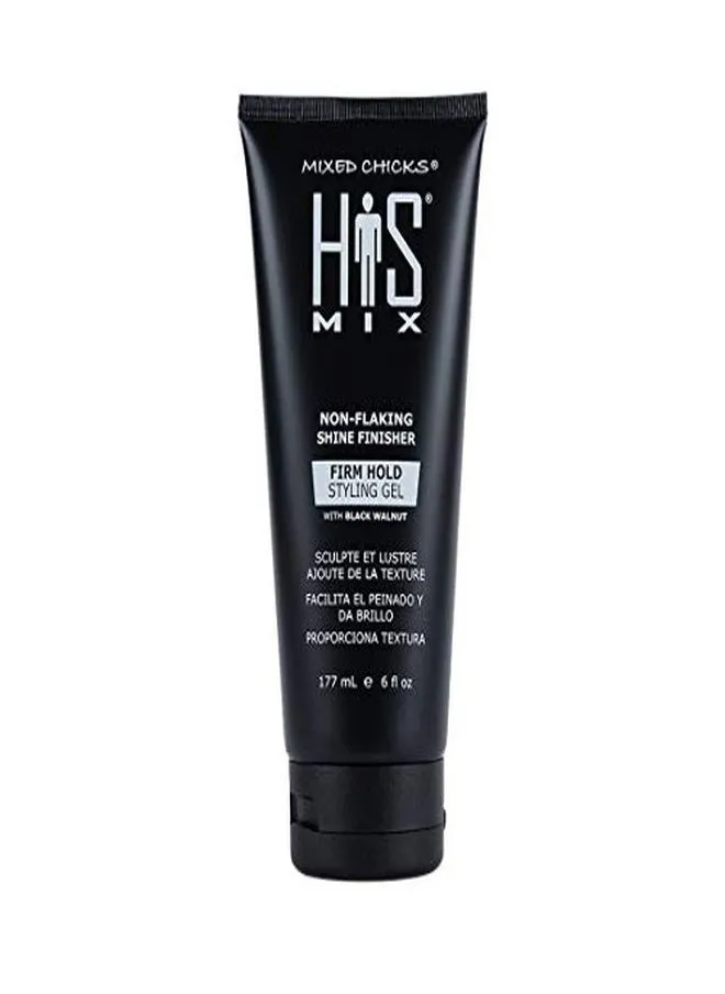 His Mix Shine Finisher Firm Hold Hair Styling Gel For Men, 6 Fl. Oz. / 177 Ml.-1