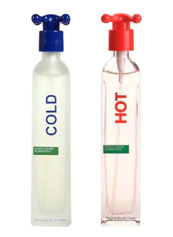 طقم هدايا عطري هوت وكولد Hot EDT (100 ml) & Cold EDT (100 ml)-2