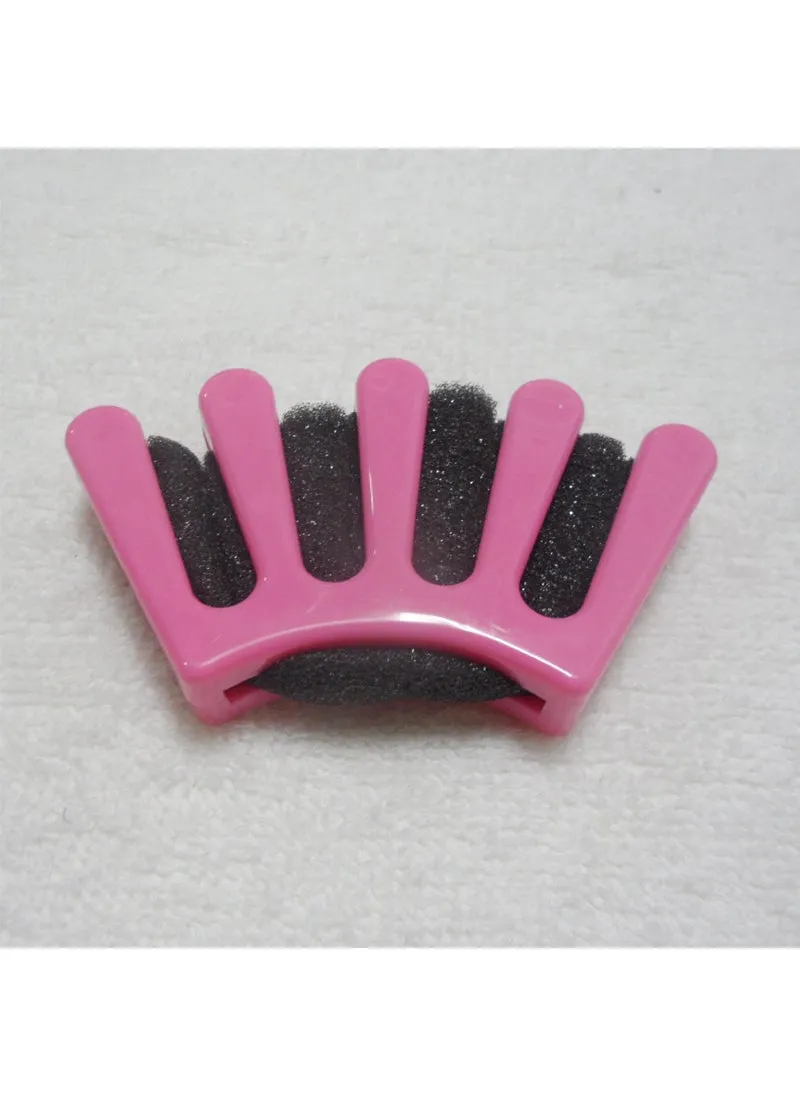 Korean DIY Braiding Tool Fashion Sponge Hair Bun Maker Pink-1