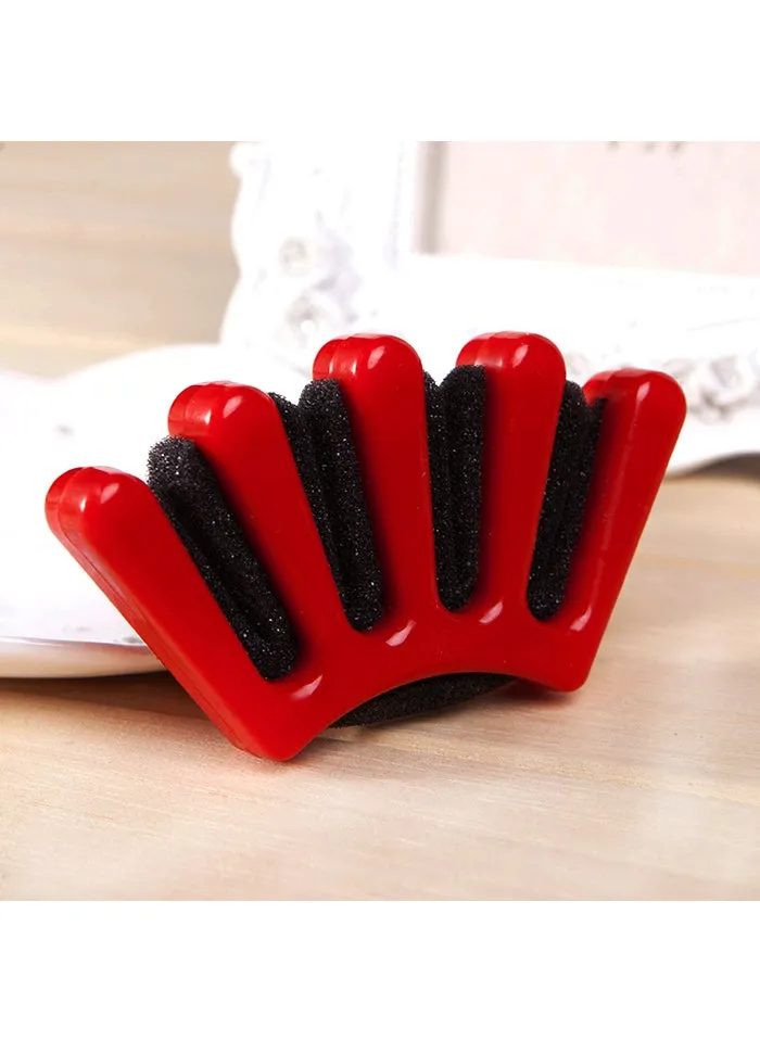 Korean DIY Braiding Tool Fashion Sponge Hair Bun Maker Red-1