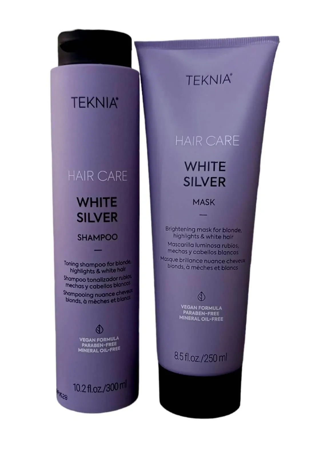 Lakme Teknia Silver White Enhancing Gray & Oil Shampoo300ML & Mask 250 ml-1