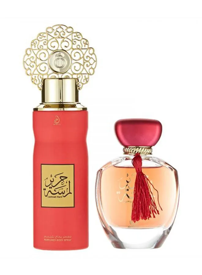 طقم هدايا لمسات حرير (1 x EDP 100ml, 1 x Perfumed Body Spray 200ml)-2