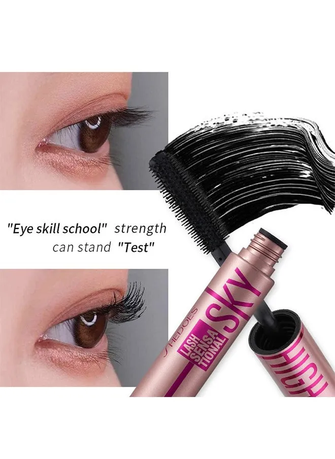 Lash Sensational Sky High Mascara, Makeup Long Thick Curling Lengthening, Waterproof Mascara Cosmetic Black 10ML-2