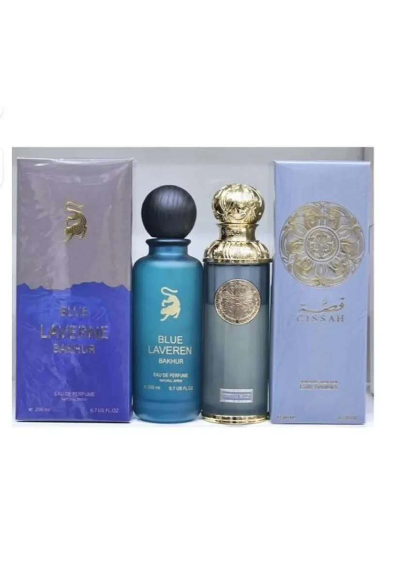 عطورات بكج مجموعه عطر قصه امبوري ٢٠٠ مل وعطر لافرين بلو الاصدار الجديد ٢٠٠ مل للجنسين-1