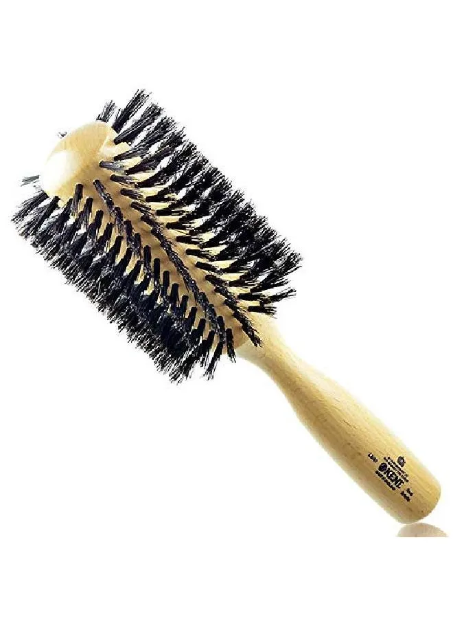 Lbr3 Finest Hair Brushes For Women Blow Dry Brush Made Of Beechwood Spiral Radial Boar Bristle Hairbrush For Long And Thick Hair Royal Salon Style Straightening Pure Wood Brush From-1