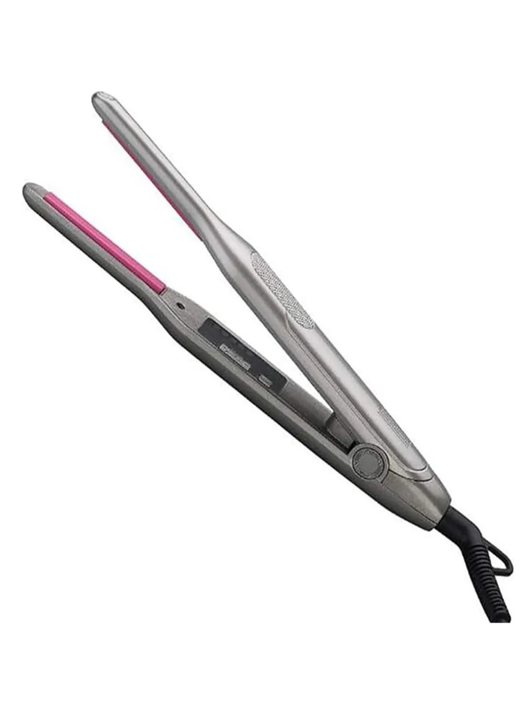 LED hair straightener, 2 in 1, professional ceramic short hair straightener, hair straightener, curl curler-1