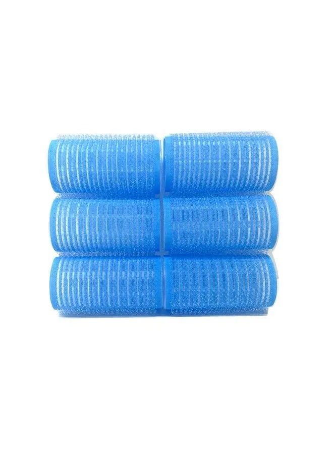 Medium Colors Self Grip Hair Rollers 6Pc-1